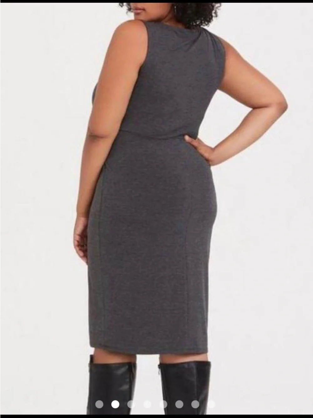 torrid NWT Black Sleeveless Tie-Front Mini Dress